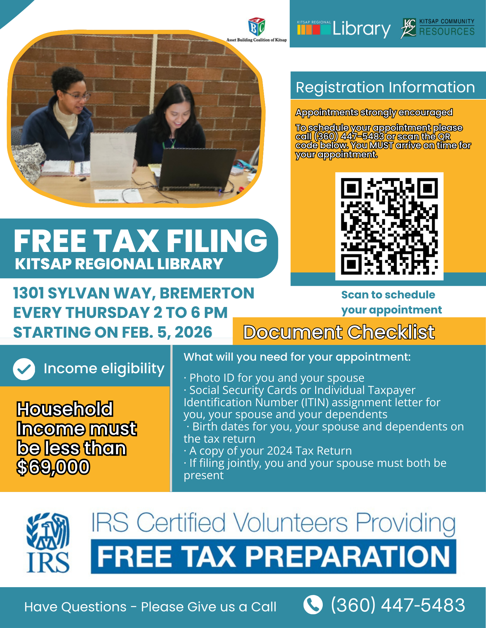 Free Tax Preparation - Kitsap Regional Library