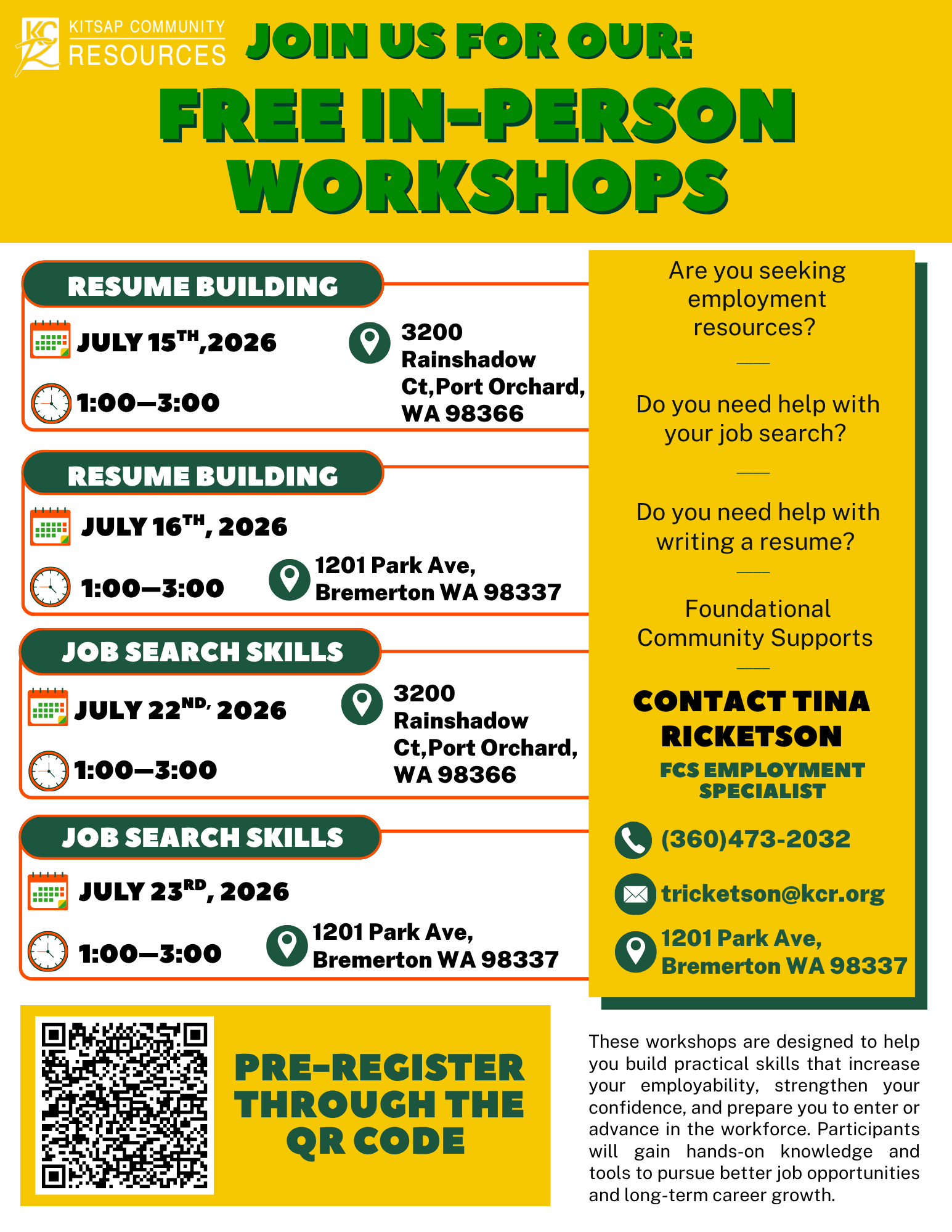 Housing Free in-person WORKSHOP